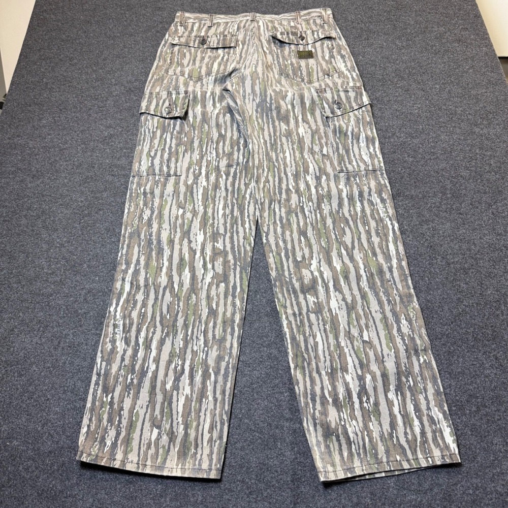 Vintage Liberty Cargo Pants Mens 34x34 Grey Realtree Camo Utility Made in USA